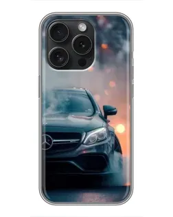 Чохол для iPhone 15 Pro з картинкою «Mercedes — нічне місто» Чохол для iPhone 15 Pro з картинкою «Mercedes — нічне місто»
