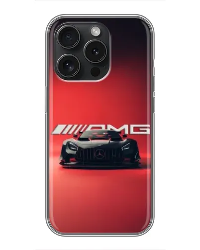 Чохол для iPhone 15 Pro з картинкою «Mercedes AMG — червона лінія» Чохол для iPhone 15 Pro з картинкою «Mercedes AMG — червона лінія»