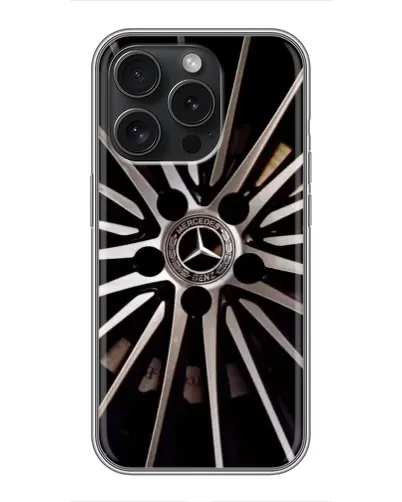 Чохол для iPhone 15 Pro з картинкою «Диск Mercedes» Чохол для iPhone 15 Pro з картинкою «Диск Mercedes»
