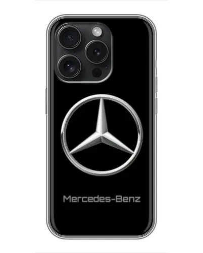 Чохол для iPhone 15 Pro з картинкою «Mercedes Silver Logo» Чохол для iPhone 15 Pro з картинкою «Mercedes Silver Logo»