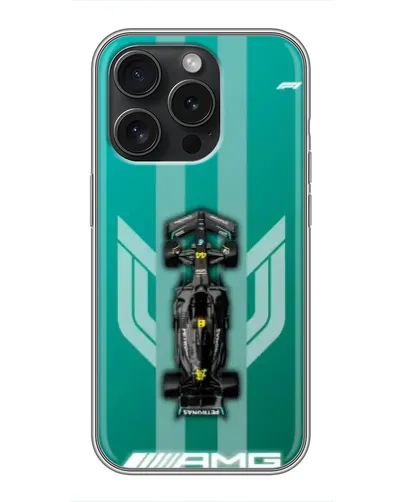 Чохол для iPhone 15 Pro з картинкою «Mercedes AMG Petronas» Чохол для iPhone 15 Pro з картинкою «Mercedes AMG Petronas»