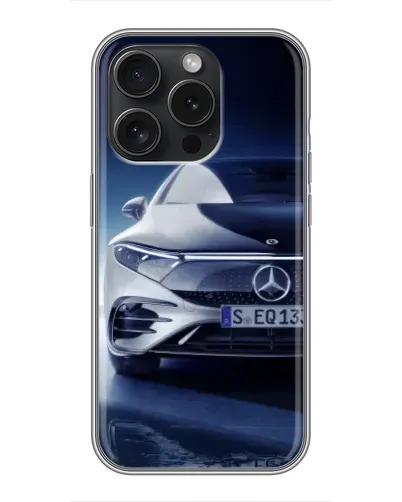 Чохол для iPhone 15 Pro з картинкою «Mercedes EQ — майбутнє» Чохол для iPhone 15 Pro з картинкою «Mercedes EQ — майбутнє»