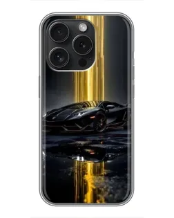 Чохол для iPhone 15 Pro з картинкою «Нічний Lamborghini драйв» Чохол для iPhone 15 Pro з картинкою «Нічний Lamborghini драйв»