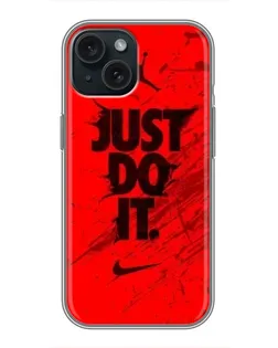 Чохол для iPhone 15 з картинкою «Nike Just Do It»