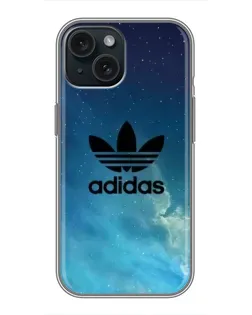 Чохол для iPhone 15 з картинкою «Adidas Stone Logo»