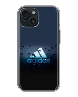 Чохол для iPhone 15 з картинкою «Adidas Water Drops»