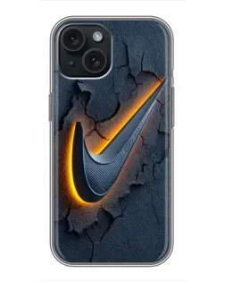 Чохол для iPhone 15 з картинкою «Об'ємний логотип Найк» Чохол для iPhone 15 з картинкою «Об'ємний логотип Найк»