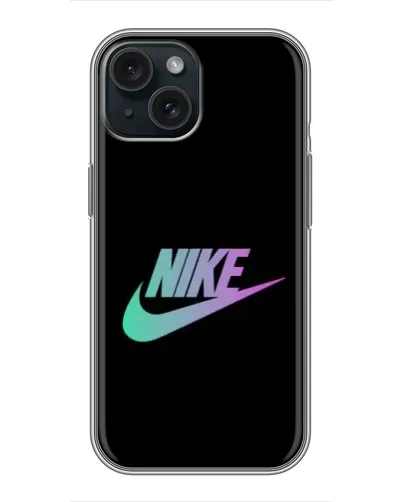 Чехол для iPhone 15 с картинкой «Nike — городская ночь»
