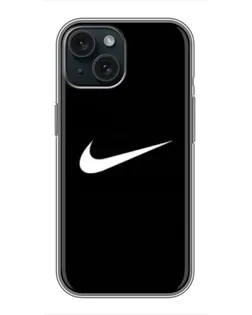 Чохол для iPhone 15 з картинкою «Мінімалістичний Найк» Чохол для iPhone 15 з картинкою «Мінімалістичний Найк»