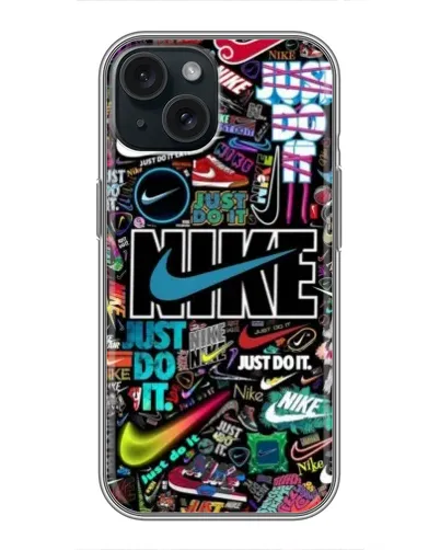 Чохол для iPhone 15 з картинкою «Яскравий колаж Nike» Чохол для iPhone 15 з картинкою «Яскравий колаж Nike»