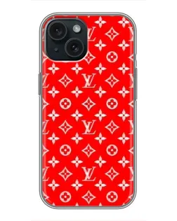 Чохол для iPhone 15 з картинкою «Яскравий паттерн LV»