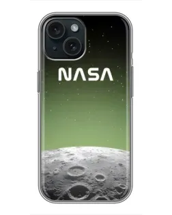 Чохол для iPhone 15 з картинкою «NASA — місячний градієнт»