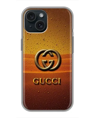 Чехол для iPhone 15 с картинкой «Gucci — солнечный градиент» Чехол для iPhone 15 с картинкой «Gucci — солнечный градиент»