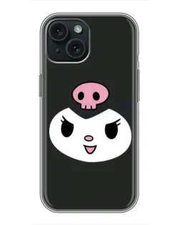 Чехол для iPhone 15 с картинкой «Большая мордочка Куроми» Чехол для iPhone 15 с картинкой «Большая мордочка Куроми»