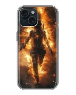 Чехол для iPhone 15 с картинкой «BMW — скорость в дожде» Чехол для iPhone 15 с картинкой «BMW — скорость в дожде»