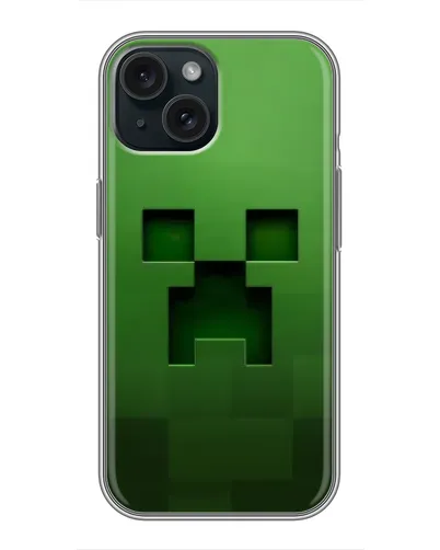 Чохол для iPhone 15 з картинкою «Кріпер мікро-дизайн» Чохол для iPhone 15 з картинкою «Кріпер мікро-дизайн»