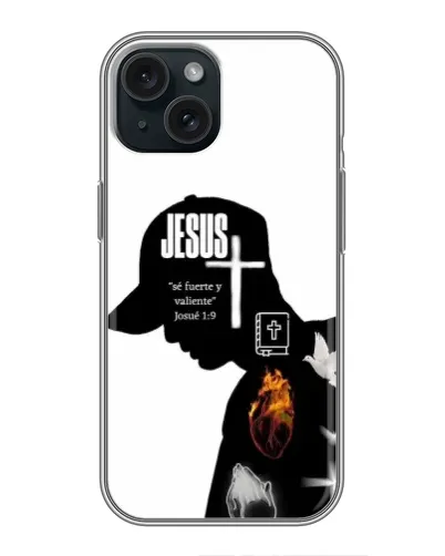 Чехол для iPhone 15 с картинкой «Духовный Воин» Чехол для iPhone 15 с картинкой «Духовный Воин»