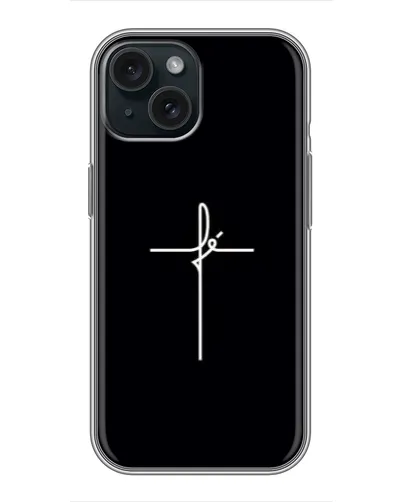 Чехол для iPhone 15 с картинкой «Тонкий крест» Чехол для iPhone 15 с картинкой «Тонкий крест»