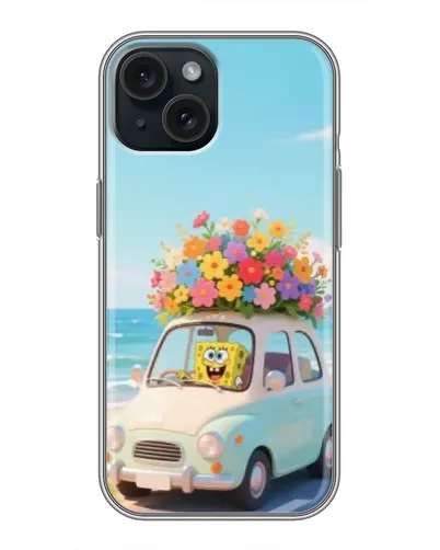 Чехол для iPhone 15 с картинкой «Автомобильное путешествие» Чехол для iPhone 15 с картинкой «Автомобильное путешествие»