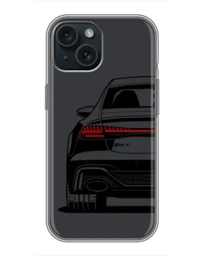 Чохол для iPhone 15 з картинкою «Задня частина Audi — арт»