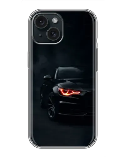 Чохол для iPhone 15 з картинкою «Audi — хижий погляд»