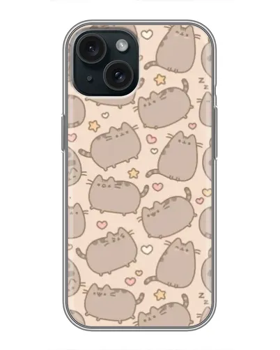 Чехол для iPhone 15 с картинкой «Маленькие Пушины» Чехол для iPhone 15 с картинкой «Маленькие Пушины»