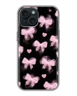 Чехол для iPhone 15 с картинкой «Геометрия банта»