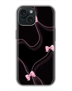Чохол для iPhone 15 з картинкою «Рожеві стрічки» Чохол для iPhone 15 з картинкою «Рожеві стрічки»