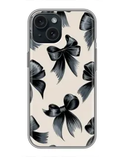 Чохол для iPhone 15 з картинкою «Банти Coquette» Чохол для iPhone 15 з картинкою «Банти Coquette»