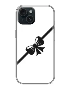 Чохол для iPhone 15 з картинкою «Діагональний бант» Чохол для iPhone 15 з картинкою «Діагональний бант»