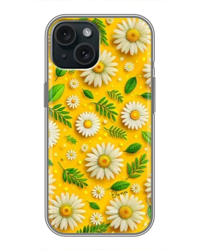 Чохол для iPhone 15 з картинкою «Ромашкове сонце» Чохол для iPhone 15 з картинкою «Ромашкове сонце»