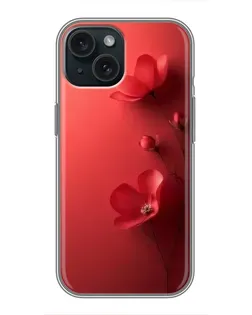 Чохол для iPhone 15 з картинкою «Макові суцвіття»