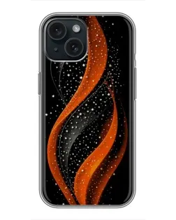 Чохол для iPhone 15 з картинкою «Вогняна зоряна хвиля»
