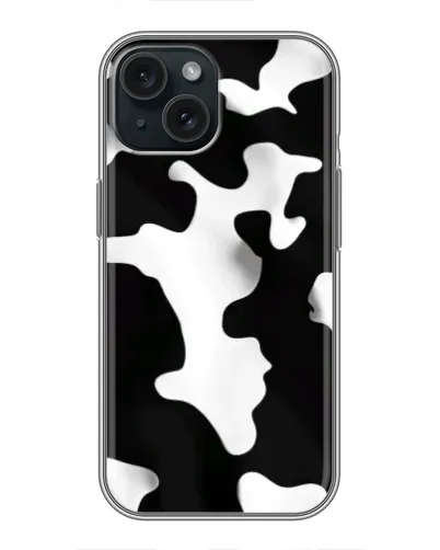 Чохол для iPhone 15 з картинкою «Чорно-біла пляма» Чохол для iPhone 15 з картинкою «Чорно-біла пляма»