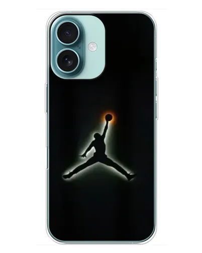 Чехол для iPhone 16 Plus с картинкой «Jordan Gradient Logo» Чехол для iPhone 16 Plus с картинкой «Jordan Gradient Logo»