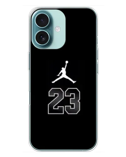 Чехол для iPhone 16 Plus с картинкой «Jordan Flight 23» Чехол для iPhone 16 Plus с картинкой «Jordan Flight 23»