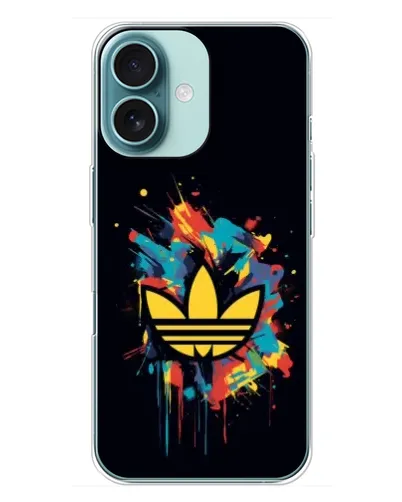 Чохол для iPhone 16 Plus з картинкою «Adidas Splash»