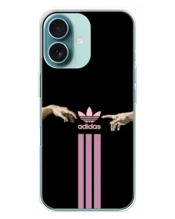 Чохол для iPhone 16 Plus з картинкою «Adidas Hands»