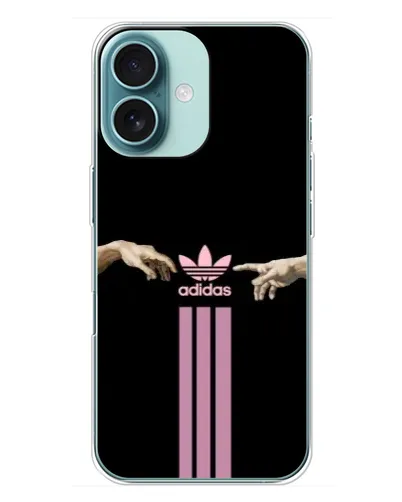 Чохол для iPhone 16 Plus з картинкою «Adidas Hands»