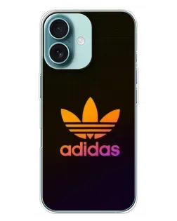 Чохол для iPhone 16 Plus з картинкою «Градієнт Adidas»