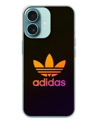 Чохол для iPhone 16 Plus з картинкою «Градієнт Adidas»