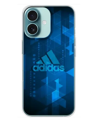 Чохол для iPhone 16 Plus з картинкою «Adidas Sport Art»