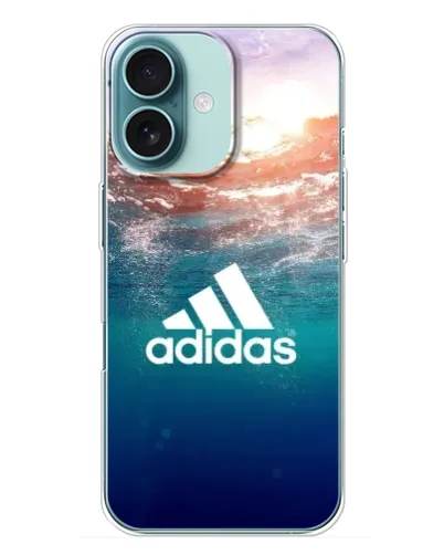 Чохол для iPhone 16 Plus з картинкою «Океанська глибина адідас»