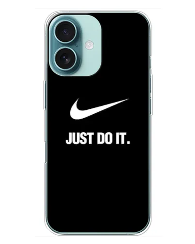 Чехол для iPhone 16 Plus с картинкой «Классический принт Nike» Чехол для iPhone 16 Plus с картинкой «Классический принт Nike»