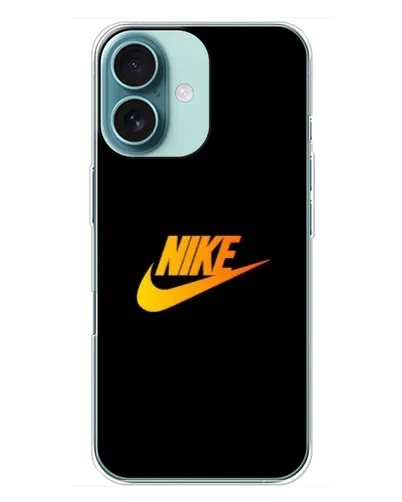 Чехол для iPhone 16 Plus с картинкой «Золотой логотип Nike» Чехол для iPhone 16 Plus с картинкой «Золотой логотип Nike»