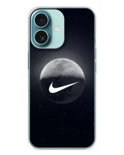 Чохол для iPhone 16 Plus з картинкою «Nike у стилі графіті»