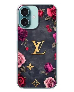 Чехол для iPhone 16 Plus с картинкой «Цветочный Louis Vuitton» Чехол для iPhone 16 Plus с картинкой «Цветочный Louis Vuitton»