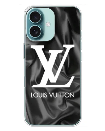 Чехол для iPhone 16 Plus с картинкой «Шелковый Louis Vuitton»