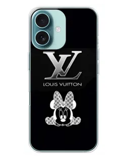 Чехол для iPhone 16 Plus с картинкой «LV и Минни Маус» Чехол для iPhone 16 Plus с картинкой «LV и Минни Маус»