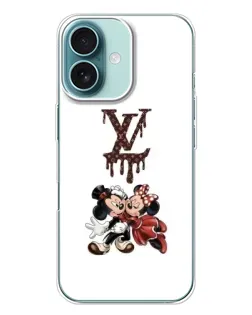 Чехол для iPhone 16 Plus с картинкой «LV и Микки Маус» Чехол для iPhone 16 Plus с картинкой «LV и Микки Маус»